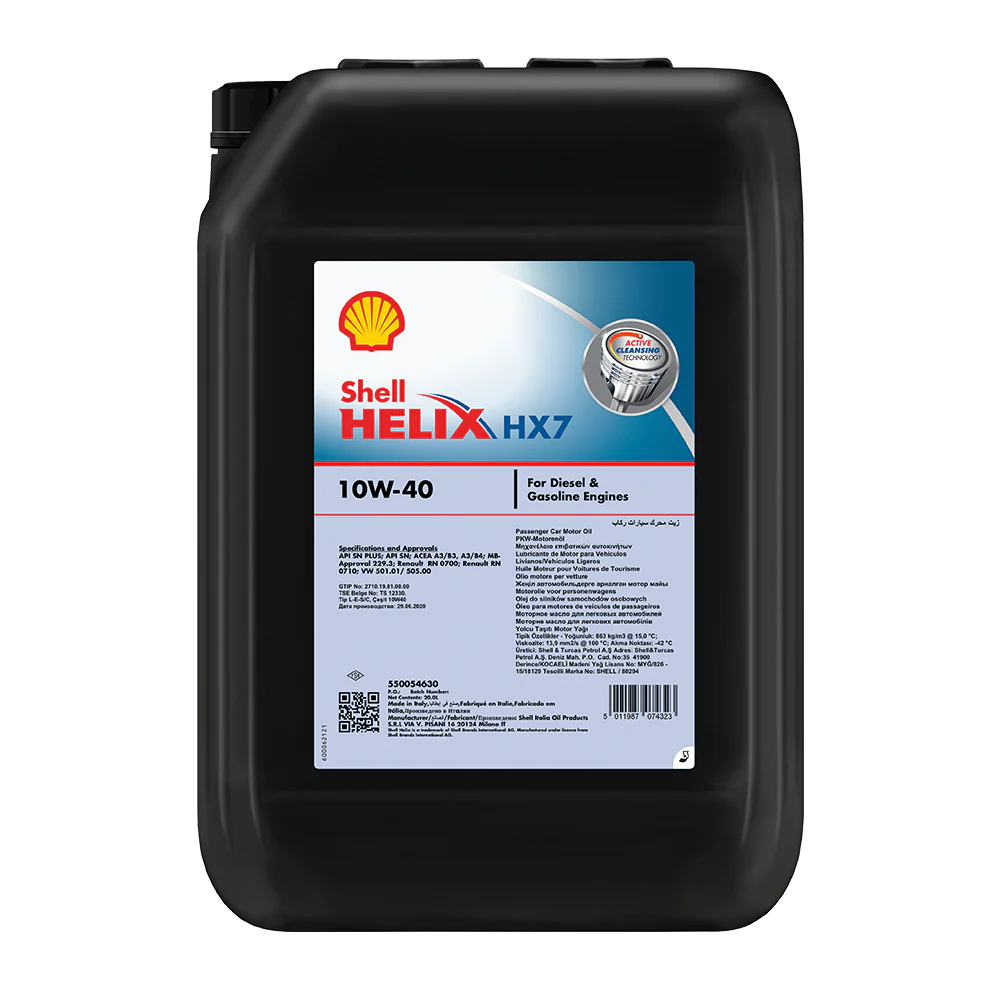 Shell Helix HX7 10W-40 SN+ - 20L Pail
